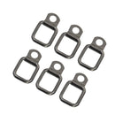 For Jeep Wrangler 2007-2017 Accessories Trunk Cargo Net Tie Down D-rings 6pcs