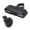 Bicycle Smart LED Taillight USB Charging Remote Control Brake Warning Lamp