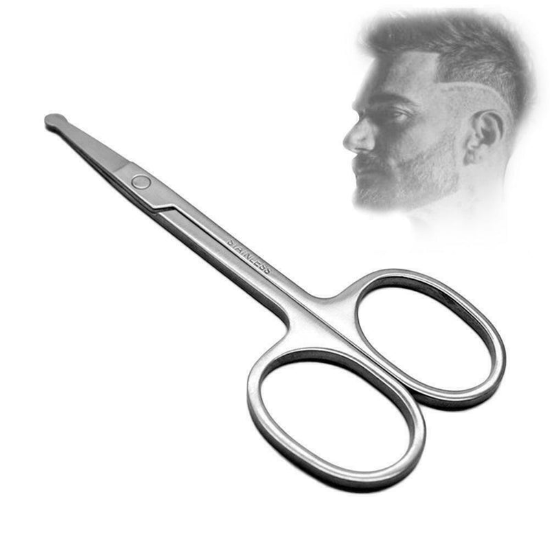 Fashion Mini Stainless Steel Facial Mustache Nose Scissors Makeup Tool Beau O8K3
