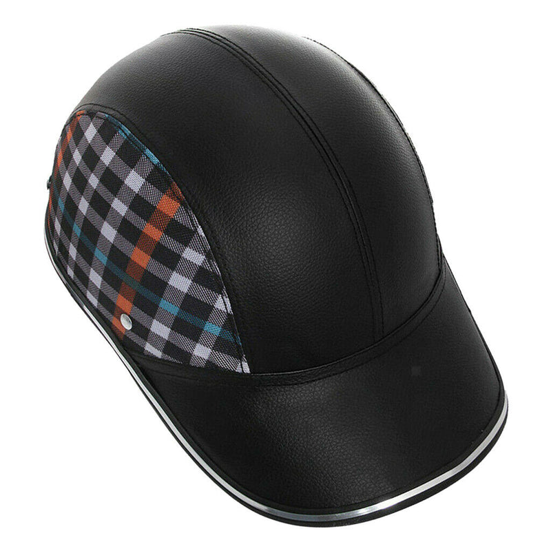 Motorcycle DOT German Half Face Helmet FOR Chopper Cruiser Biker Gloss