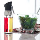 Oil Sprayer with Two Nozzles for Vinegar Olive Oil Honey Water Container