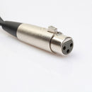 3P XLR Female Jack to Dual 2 Male Plug Y Splitter Adapter Cord Cable 1Ft