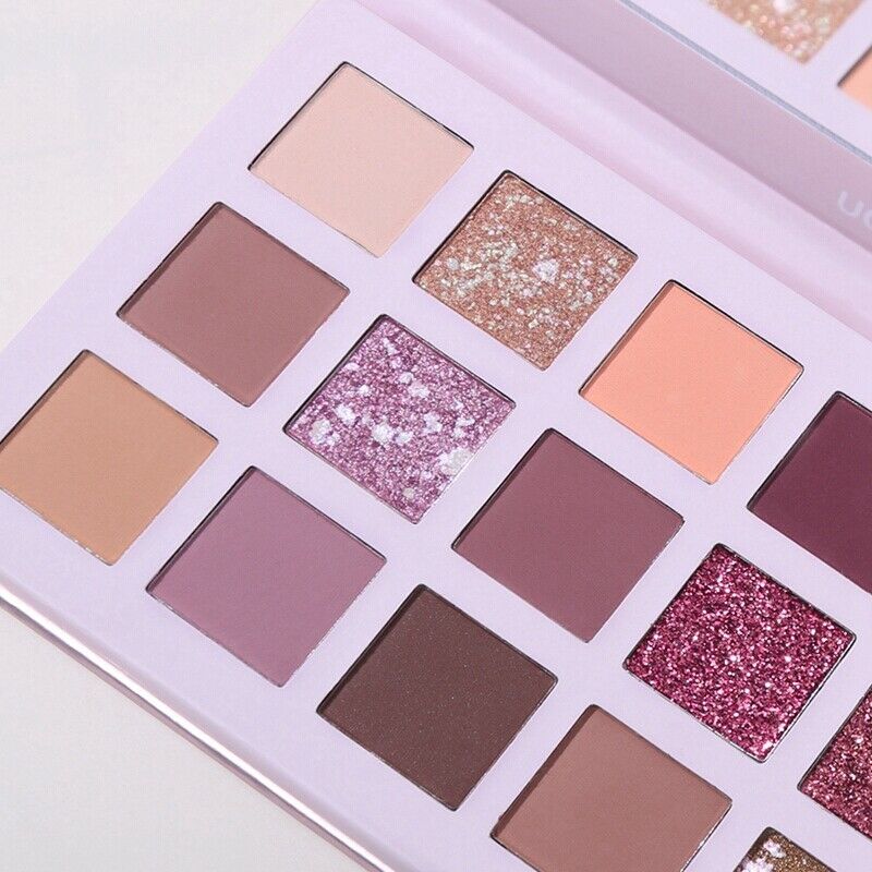 Ucanbe Nude Palette Aromas 18 Colors Matte Glitter Eyeshadow Natural Radian M2Z1