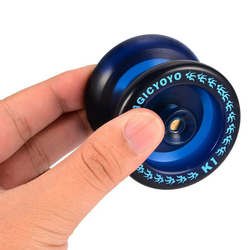 K1 Professional ABS YoYo Ball Bearing String Kids Toys Dark Blue