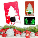 Snowflake LED Card Light Christmas Card Light Ultra Thin New Colors Four Pr R9R7