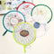 1pc Portable Round Japanese Style Folding Fans Hand Fan for Wedding Party  Z