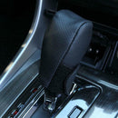 Black Synthetic Leather Car Auto/Manual Gear Shift Knob Protective Cover