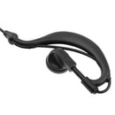 3 Pieces G Shape EarHook Earpiece Headsets with PTT & Mic 1Pin Cable Connector