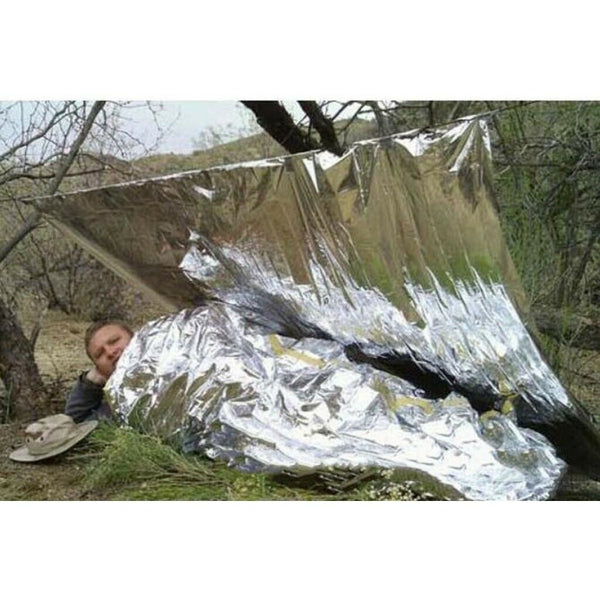Big Outdoor Survival Emergency Foil Thermal Blankets Waterproof Sleeping Bag