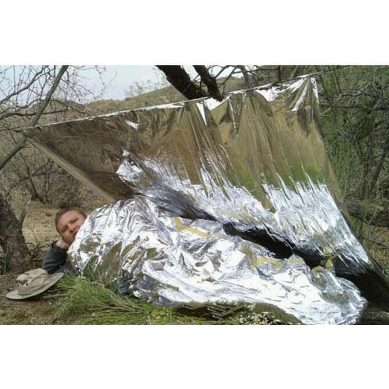 Big Outdoor Survival Emergency Foil Thermal Blankets Waterproof Sleeping Bag