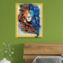 5D Special Shaped Diamond Painting Colorful Lion DIY Embroidery Crystal Art