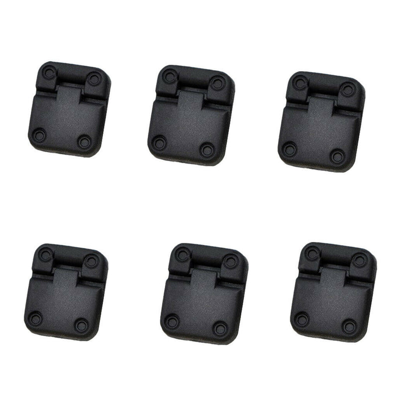 1:10 Scale RC Car Spare Parts Door Hinges 6x Black for Traxxas TRX-4 Models