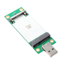 Mini PCIe WWAN to USB Connector Board with SIM Card Slot for 3G/4G Module