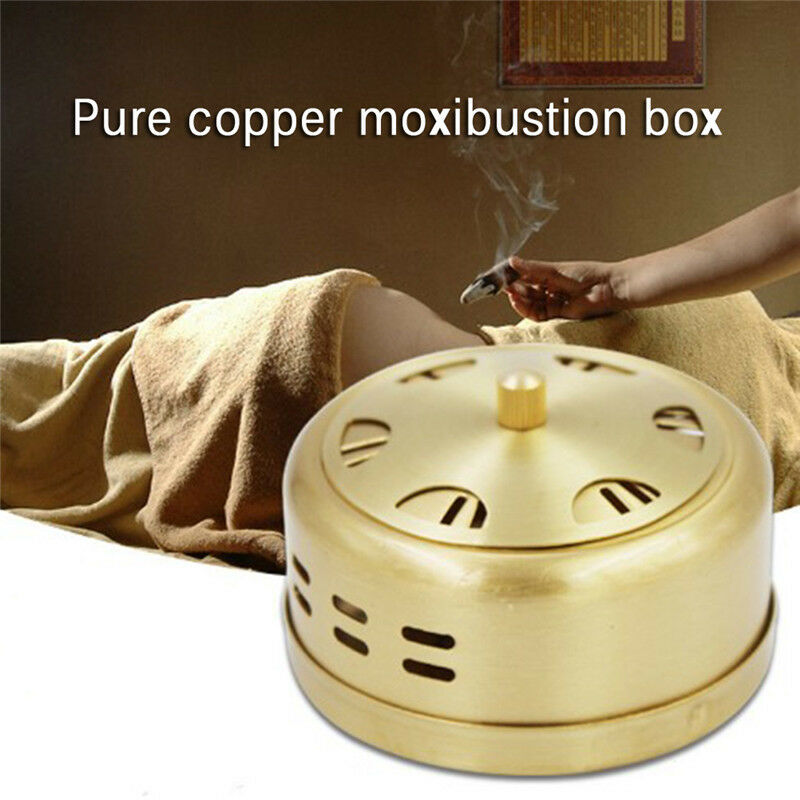 Pure Copper Acupuncture Moxa Box Moxibustion   Moxa Stick Burner IOBX