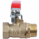 Male to Female M/F Thread 1/2" Full Port Brass Water Ball Valve