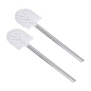 2 X Replacement Stainless Steel Bathroom Accessory Toilet Brush Head Holder I6D4