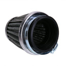 60mm 2 Layer Steel Net Filter Gauze Motorcycle Clamp-on Air Filter Cleaner