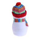 Christmas Foam Snowman Ornament Rainbow Hat Festival Decoration(27x14cm)