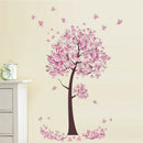 Tree Flower Floral Butterflies Wall Stickers Decals Living Room Bedroom Tv  E8Y2