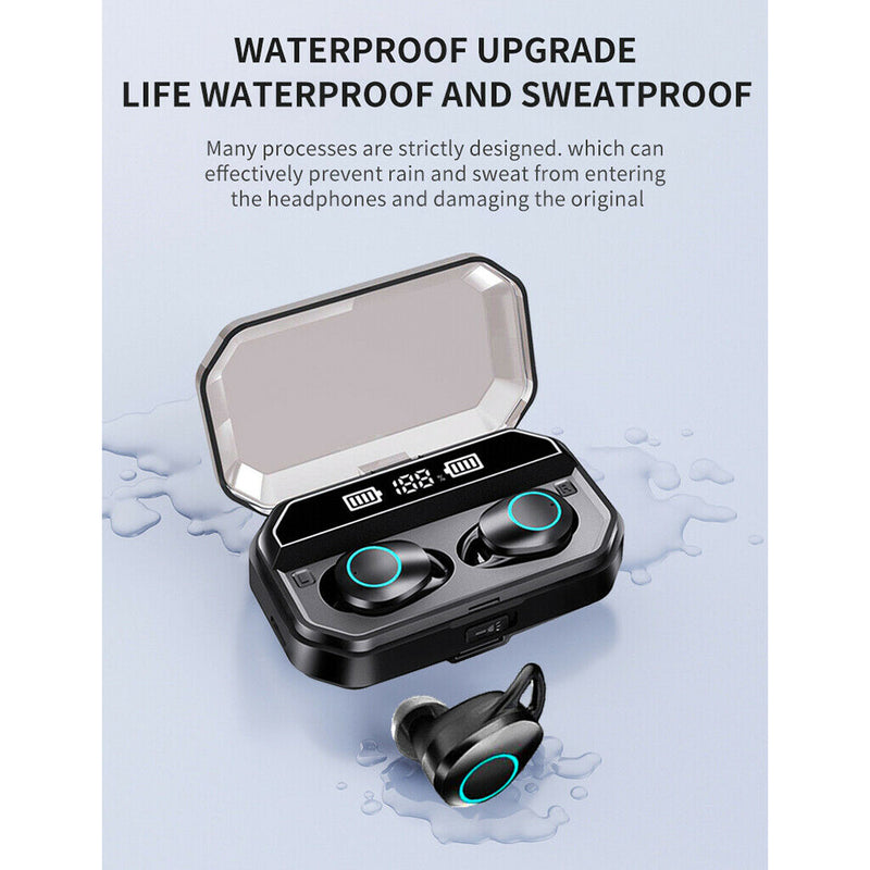 Mini T19 Sport 3000mAh Bluetooth 5.0  Earphone Headset With Flashlight