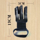 Shooting Guard 3 Finger Protector Glove Cowhide Archery Arrow Bow Black