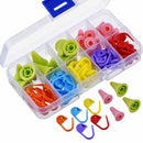 60 Pieces Knitting Crochet Locking Stitch Markers Mix Color and 20 Pieces 2