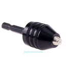 0.6-8mm Keyless Drill Chuck Screwdriver Impact Driver Adaptor Hex Drill Tool