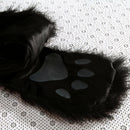 Fur Hat Fluffy Plush Cap Ear Hood Shawl Glove Unisex