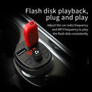 Car FM Transmitter BT4.2 Wireless 2.1A Quick Charge USB Charger MP3 Player Black