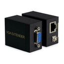 RJ45 To VGA Signal Extender 60M Transmitter Receiver Adapter