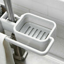 Kitchen Sink Faucet Sponge Soap Cloth Drain Rack Storage Organizer Holder-Shelf