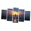 5Pcs Wall Painting Canvas Prints Modern Art Decoration Home DecorÃ¯Â¼Å’Plane
