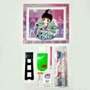 Fairy 5D Diamond Cardboard Painting DIY Cross Stitch with Baseplate Bracket