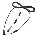 Guitar Audio Cable Amp with 3 Connectors (3.5 to 6.5, 6.5 to 3.5, 3.5 F to F)