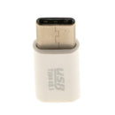 USB 3.1 Type C Male to Micro USB Female Adapter Converter for Phone White
