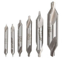 6PC Combined HSS Center Drill Countersink Bit Lathe Mill Tackle Tool Kit Set  M&