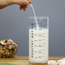 Portable 300ml Measuring Cup Heat-resistant Microwave Heating Cooking Tool Mug