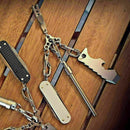 Multi Tool Stainless EDC Gear Money Clip Belt Hanger Keychain Holder Pocket H9R5