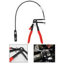 Auto Vehicle Tools Cable Type Flexible Wire Long Reach Hose Clamp Pliers For Car
