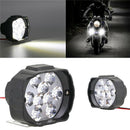 1Pcs Motorcycle Led Headlight SpotLight 9 LED Lights Motorbike Fog Light ATWG&M