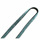 Rhinestone Bling Crystal Custom Lanyard Vertical ID Badge Holder (Light Blu
