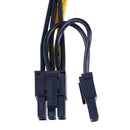 6Pin Port to Dual 8(6+2)Pin Port Splitter Power Cable for Graphic Cards
