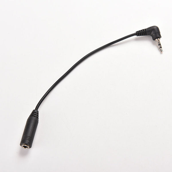 2.5mm Male Plug to 3.5mm Female Jack Stereo AUX Audio TRS Adapter Converter FT