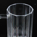 2Pcs Clear Acrylic Shatterproof Home Durable Plastic Drinking Beer Mug 650ml