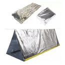10pcs Emergency Foil Thermal Heat Blankets Home Outdoor Survival Supplies
