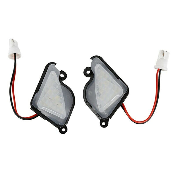 2X 6500K White Led Under Side Mirror Light Puddle Lamp For Skoda Octavia Mk
