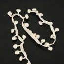 20 Yard 10MM PomPom Trim Ball Fringe Ribbon DIY Sewing Accessory Lace Beige