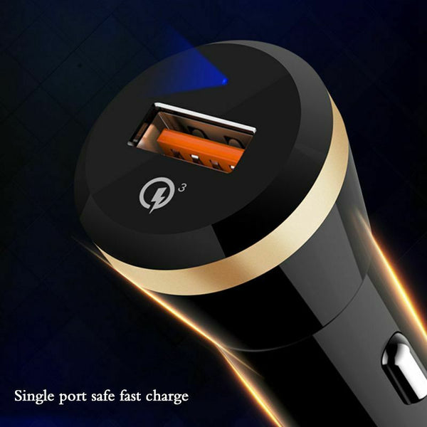 9V2A USB Car Charger 1 Port 18W Fast Car Charging Dedicated QC3.0 Chargers  Z9R4