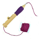 136pcs/Set DIY Embroidery Knitting Punch Needle Pen Magic Sewing Tool Threa C2M7