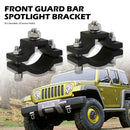 2pcs Motorcycle Front Fork Headlight Spotlight Bracket Highway Bar Holder Clamp